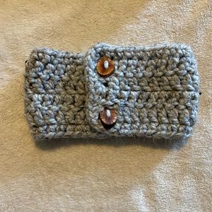 Grey Knit Headband